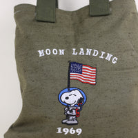 army tote bag with embroidery