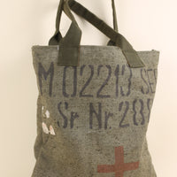 army tote bag with embroidery