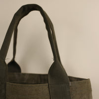 army tote bag with embroidery