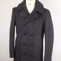 PEACOAT US NAVY Made in USA 10 buttons - S -