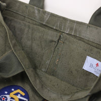 army tote bag with embroidery
