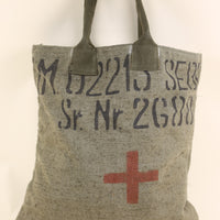 army tote bag with embroidery