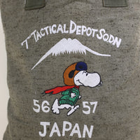 army tote bag with embroidery