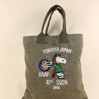 army tote bag with embroidery