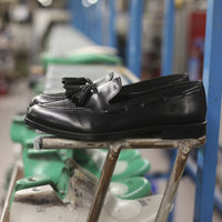 Leather tassel loafer