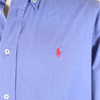 BUTTON DOWN RL SHIRT - L -