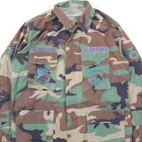 Giacca camouflage BDU WOODLAND Us AIR FORCE AIR APACHE - L -