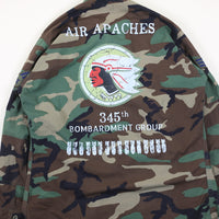Giacca camouflage BDU WOODLAND Us AIR FORCE AIR APACHE - L -