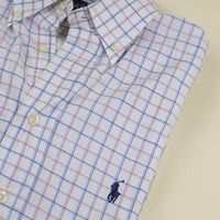 BUTTON DOWN RL SHIRT - L -