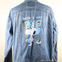 GIACCA DI JEANS LEVIS 4^ SCUDETTO NAPOLI - L -