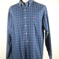 BUTTON DOWN RL SHIRT - L -