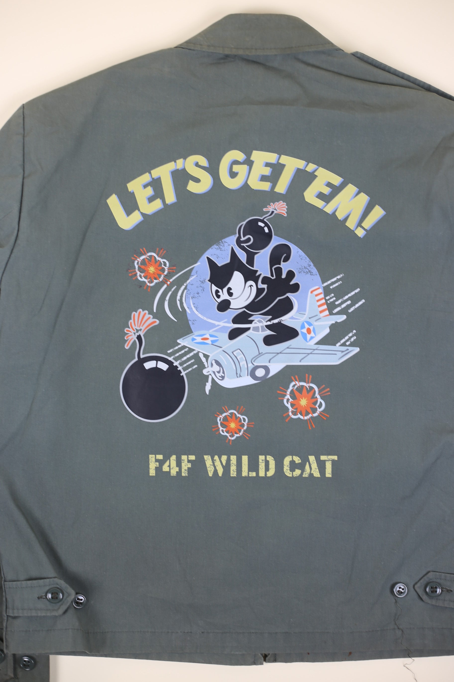 キャヨ★★★ミリタリーリメイク★★★AMERICAN VINTAGE COPY CAT / US ARMY ミリタリージャケット リメイク