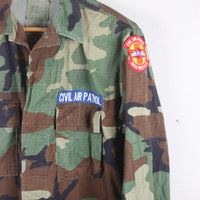 US Air Force Woodland Camouflage BDU Jacket - L - (Medium Short)