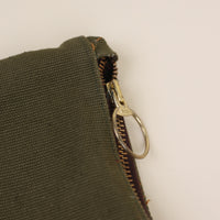 Clutch bag with embroidery