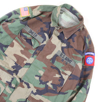 BDU WOODLAND Us ARMY camouflage jacket - L - (CUSTOMIZABLE)