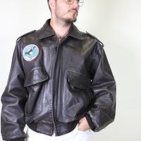 BOMBOOGIE LEATHER JACKET - XL -