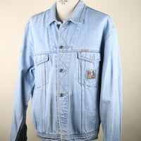 GIACCA DI JEANS PIONEER CON STAMPA NAPOLI - XL -