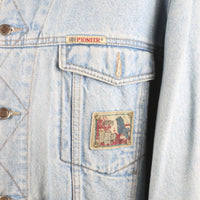 GIACCA DI JEANS PIONEER CON STAMPA NAPOLI - XL -