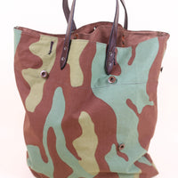 army tote bag with embroidery