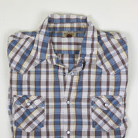 Camicia mezza manica western -XL -