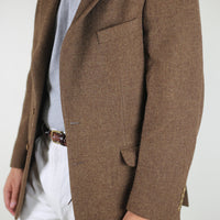 Harris Tweed single breasted jacket - XL -