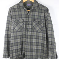 PENDLETON plaid overshirt - L-