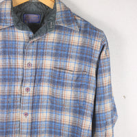 PENDLETON plaid overshirt - L-