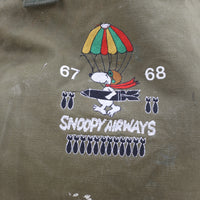 army tote bag with embroidery