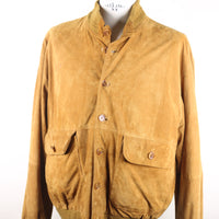 Real leather reindeer jacket -L-