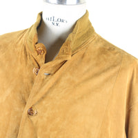 Real leather reindeer jacket -L-