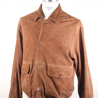 Real leather reindeer jacket - M