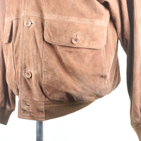 Real leather reindeer jacket - M