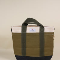 Hbt and denim tote bag
