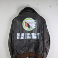 Giacca di pelle g1 style apache - L -