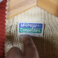 MC GREGOR ARAN sweater - XL -