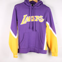 FELPA CON CAPPUCCIO LAKERS MITCHELL e NESS - S-