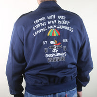 AIR FORCE BOMBER JACKET WITH EMBROIDERY - L -