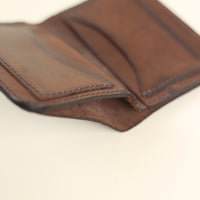 handmade leather wallet