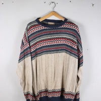Wool-rich sweater MADE IN USA - XL -