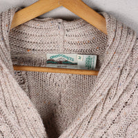CARDIGAN ARAN MADE IN IRELAND - M -