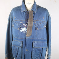 DEADSTOCK DENIM JUNGLE JACKET - L-