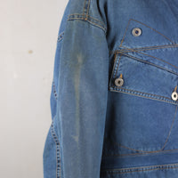 DEADSTOCK DENIM JUNGLE JACKET - L-