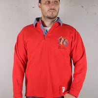 Lee deadstock polo sweatshirt < S - M >