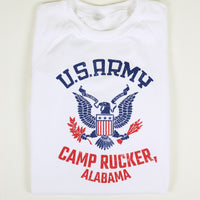 Us Army Camp Rucker half sleeve raglan sweatshirt