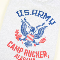 Us Army Camp Rucker half sleeve raglan sweatshirt