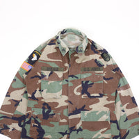 BDU WOODLAND Us Army paratrooper airborne jacket - L -