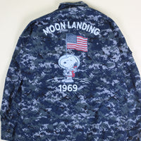 Camicia overshirt Marpat Us Navy SNOOPY MOON LANDING - L -