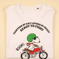 Tubular biker T-shirt