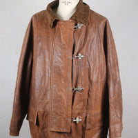 4 HOOK LEATHER JACKET - XL -