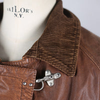 4 HOOK LEATHER JACKET - XL -